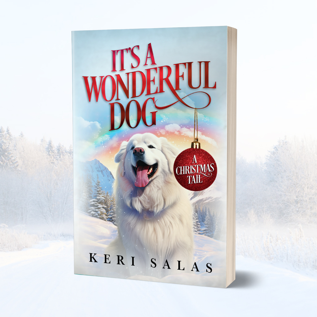 The book cover reveal of It's A Wonderful Dog